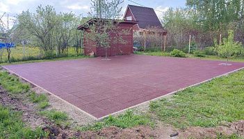 площадки из резиновой плитки